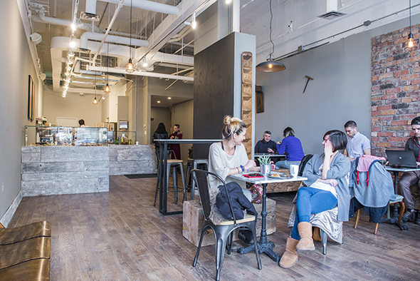 simit and chai inside